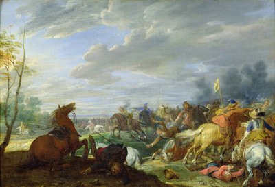 Schockkavallerie von Adam Frans van der Meulen
